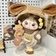 THEGIRL8B Trang phục mùa đông búp bê, Váy sang trọng 20cm Quần áo búp bê cotton, Không có thuộc tính Quần áo búp bê Vỏ đầu đáng yêu Bộ trang phục búp bê Onesuit Bộ búp bê 20cm