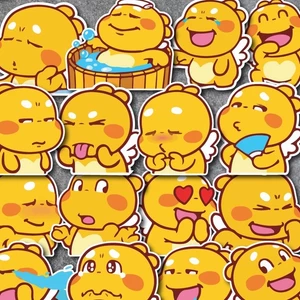 50 Nhãn Dán Qoobee chống nước sticker dán laptop, điện thoại, đàn guitar