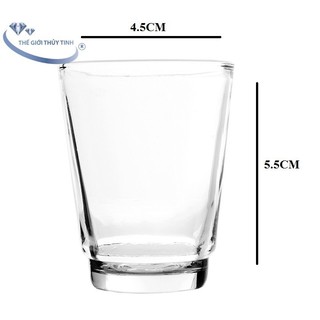 Bộ 12 Ly Cốc Thủy Tinh Uống Trà Rươu 12 Trơn - PCD23007 Cẩm Đạt - Phương Trang