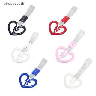 Airspecutin Dễ Thương Hình Trái Tim Vỡ Xe Chống Tĩnh Điện Dây Đeo Trang Trí Cảnh Báo Tàu Điện Ngầm Xe Buýt Tay Cầm Xe Phía Sau Cản Trước Cảnh Báo Vòng EN