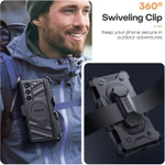 TONGATE Từ tính cho Z Fold 6 Ốp lưng có giá đỡ & chân đế bút S, [Tương thích với MagSafe] Ốp điện thoại chắc chắn hạng nặng Tích hợp bảo vệ màn hình & Kẹp đai cho Samsung Galaxy Z Fold — ảnh 6