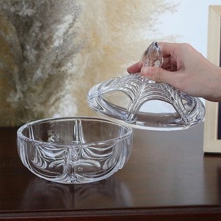 Thố Đựng Mứt Tết Thủy Tinh Hũ Để Bánh Kẹo Hoa Quả Đẹp Có Nắp Kín Delisoga TG1086 - Phương Trang