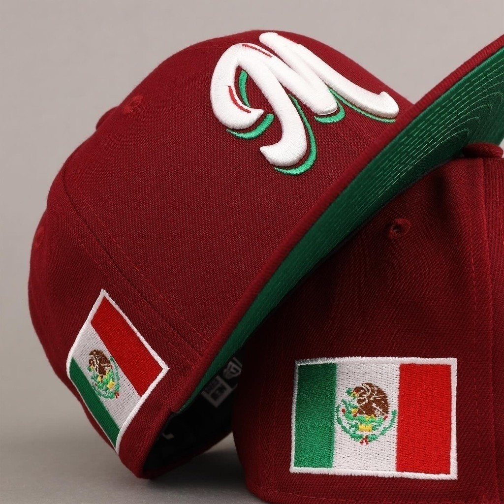 2024 Mũ bóng Mexico mới hoàn toàn đóng cửa thể thao ngoài trời thêu hip-hop không thể điều chỉnh 59fifty trang bị