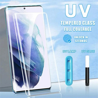 Phim kính cường lực cong dạng lỏng UV cho OPPO Reno 13 12 11 10 8t 6 Find X8 X7 Ultra X6 X5 X3 Realme 14 13 12 11 Pro Plus 5G Bảo vệ màn hình toàn keo trong suốt