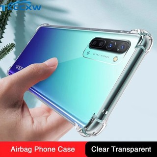Ốp Silicon Mềm Cho OPPO Reno3 Reno 3 Pro 3Pro Global Youth 5G Túi Khí Mỏng Trong Suốt Ban Đầu Ốp lưng Di Động Phụ Kiện