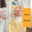 Dây đeo điện thoại hình gấu phát sáng dễ thương Dây buộc thể thao dễ thương Dây đeo điện thoại di động dài thời trang Mặt dây chuyền cho điện thoại Dây đeo silicon PO