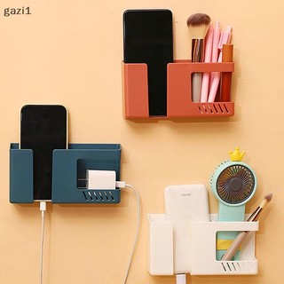 [gazi1] Điện thoại di động treo tường Hộp lưu trữ điều khiển từ xa đa chức năng Giá lưu trữ không đục lỗ Giá đỡ lưu trữ treo tường Boutique