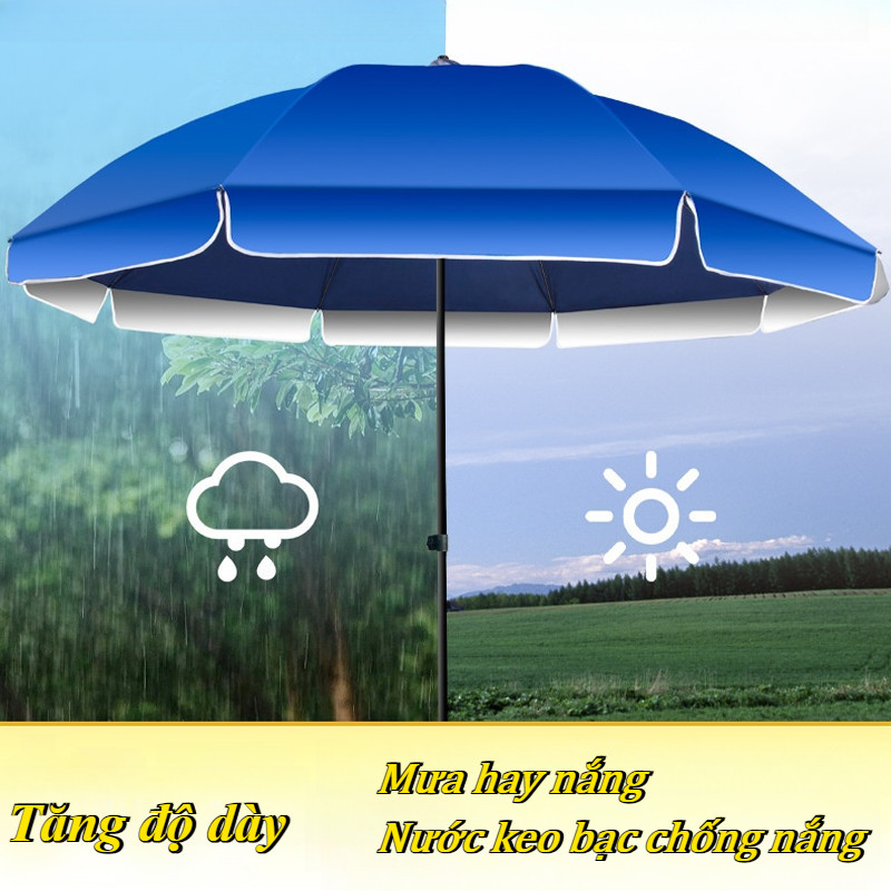 Ô tròn hai tầng ngoài trời 2.2m,Dù Câu Cá Cao Cấp, Che Nắng, Che Mưa Chống Tia UV,Ô 2 Tầng Rộng 2m2