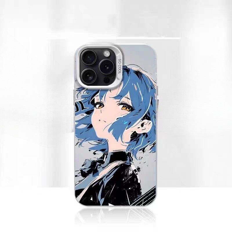 Anime Bocchi The Rock Gotoh Hitori Yamada Ryo Dành Cho Iphone 16 Pro Max 16e 11 12 13 14 15 Pro Max 7 8 Plus XR X XS Ốp Điện Thoại Dễ Thương Cao Cấp IMD Matte Chống Sốc