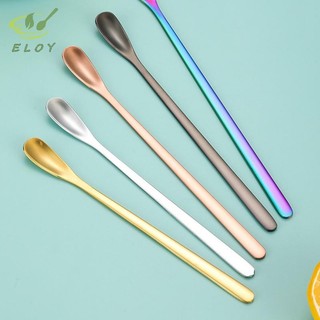 [ELOY] Thìa Cà Phê Inox Kem Món Tráng Miệng Trà Khuấy Thìa Cho Dã Ngoại Phụ Kiện Nhà Bếp Thanh Dụng Cụ Tay Cầm Dài Thìa VN