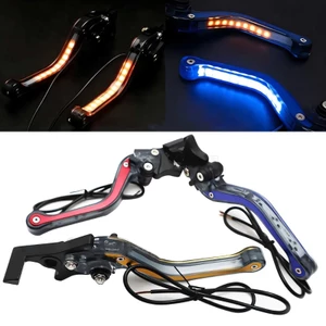 Tay lái xe máy Yoo Đòn bẩy ly hợp phanh xi lanh thủy lực có đèn LED