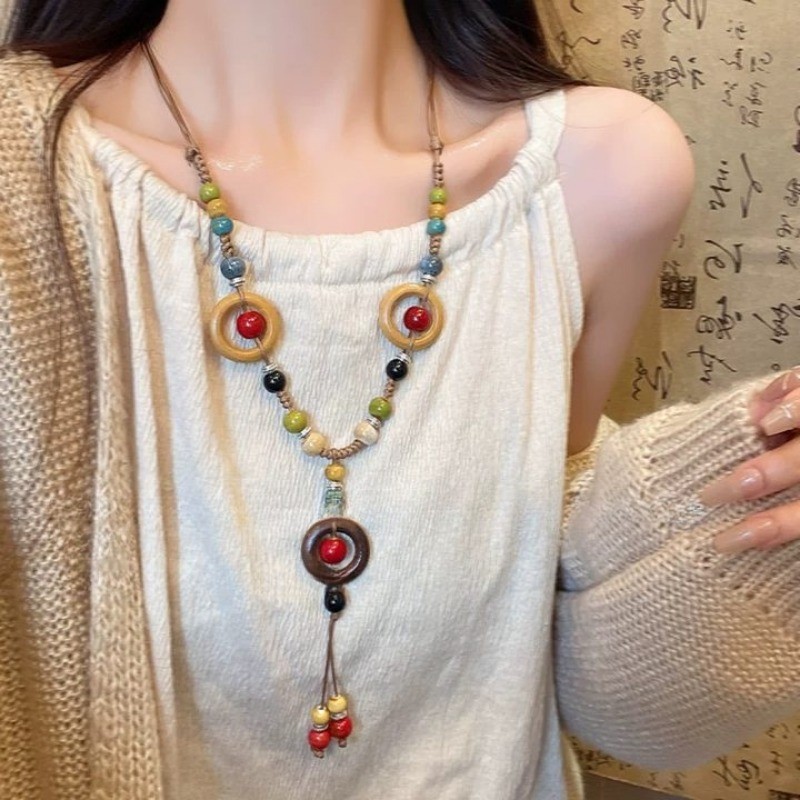 Vòng cổ cổ cổ điển Bohemian 2026 Vòng cổ bướm Trung Quốc phong cách mới