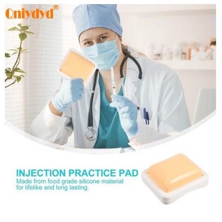 Miếng đệm tập tiêm bắp tiêm huấn luyện tiêm Silicone Pad y tế Sinh viên y tế Mô hình đào tạo khuôn giảng dạy
