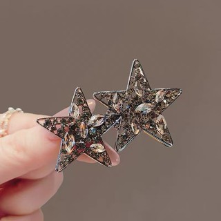 MAUROPOLI [Sẵn Sàng] Kẹp Tóc Kim Loại Ngôi Sao Năm Cánh Kim Loại Nữ Phong Cách Mới Bên Nổ Kẹp Sao Kẹp Tóc Gãy Tóc Mỏ Vịt Kẹp