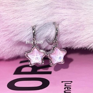 ✨3.9000 Phong Cách Khen ngợi Phân Cực Nhiều Màu Sắc Bông Tai Ngôi Sao Thiết Kế Niche Khóa Tai Ngọt Mát Tính Khí Bông Tai Ngôi Sao Năm Cánh 25.5.19