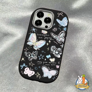 Ốp Lưng Cho OPPO A58 A57 A55 A5S A3S A18 A79 A54 A60 A77 A15 A16 A17 A78 A38 A95 A7 A12 A53 A33 A32 A15s A5 A9 A76 A74 A96 A94 A93 A92 Ốp Điện Thoại Silicon Bướm Dễ Thương