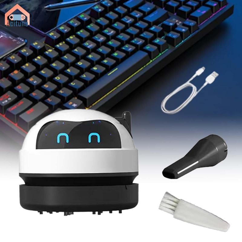 Máy hút bụi để bàn Mini Acutuna Máy hút bụi để bàn hoạt hình dễ thương cho bụi trên bàn