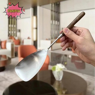 Pnpia Tay Cầm Vintage Nhà Bếp Ăn Tối Món Cơm Xẻng Bánh Bao Cháo Súp Nhà Hàng Phương Tây Thanh Bộ Đồ Ăn Công Cộng Boutique