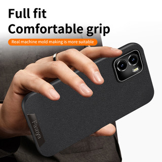 Ốp lưng vivo y15c y15a y15s y01 V2166 v2118 V2120 y15c V2147 V2134 y01a Vỏ điện thoại bảo vệ chống rơi máy ảnh kim loại, vỏ bảo vệ kết cấu da cao cấp