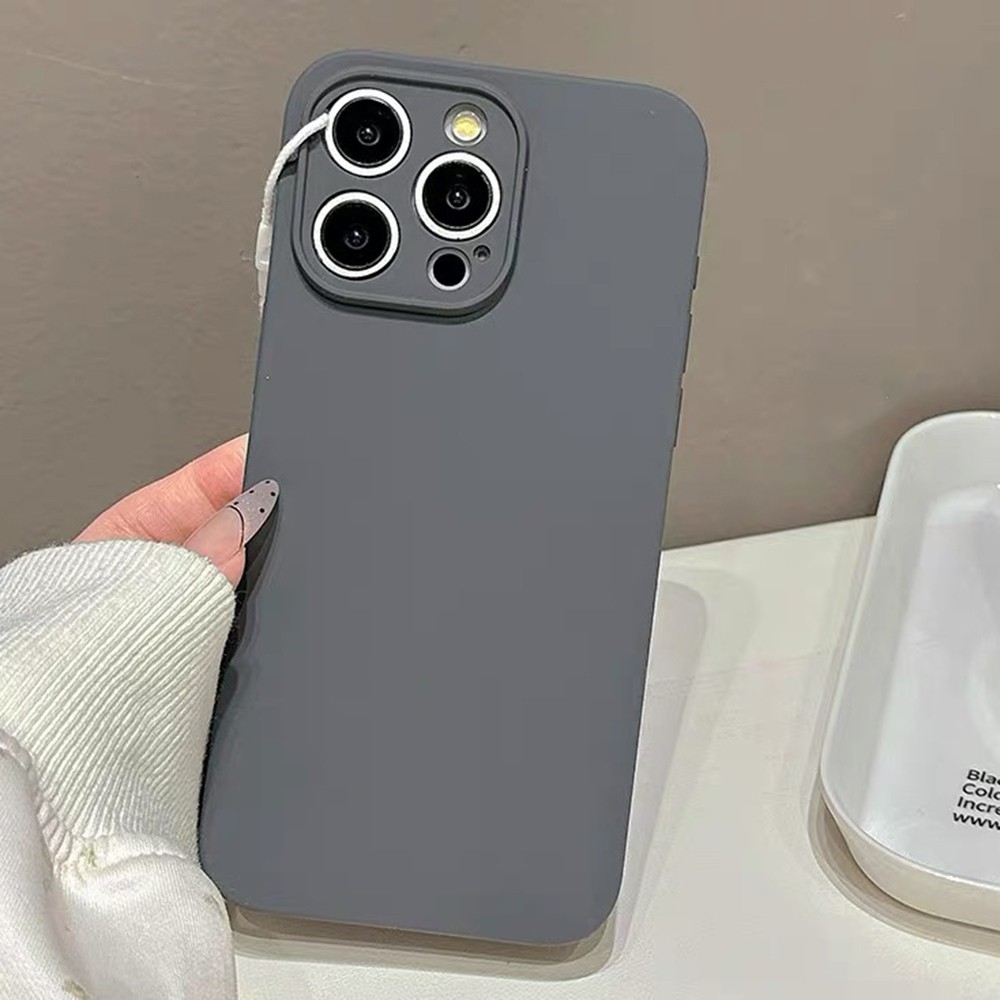 Ốp điện thoại bảo vệ ống kính chính xác màu xám Carbon cho iPhone 17 Pro Max 16 Plus 15 14 13 12 11 Pro Max Vỏ chống sốc