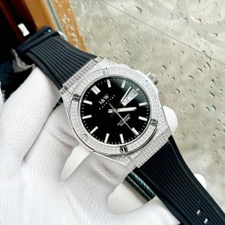 Đồng hồ nam chính hãng I&W Carnival IW55851 IW55851G 55851 55851G mặt full đá máy cơ Seiko