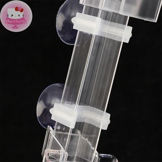 Moonlights Bể Cá Trong Suốt Bộ Ống Ăn Acrylic Bể Cá Ăn Phụ Kiện Dụng Cụ EN