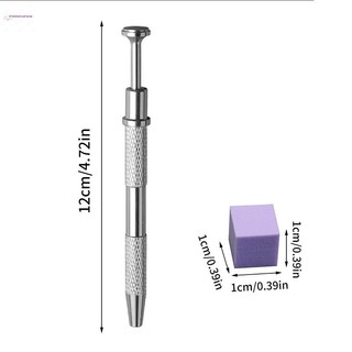 Cod 50 / 100 Chiếc Móng Tay Nghệ Thuật Bọt Biển Mềm Chuyển Đổi Móng Tay Nghệ Thuật Dụng Cụ Màu Sắc Làm Móng Tay DIY Sáng Tạo Móng Tay Xốp Kẹp DIY Dụng Cụ Mới