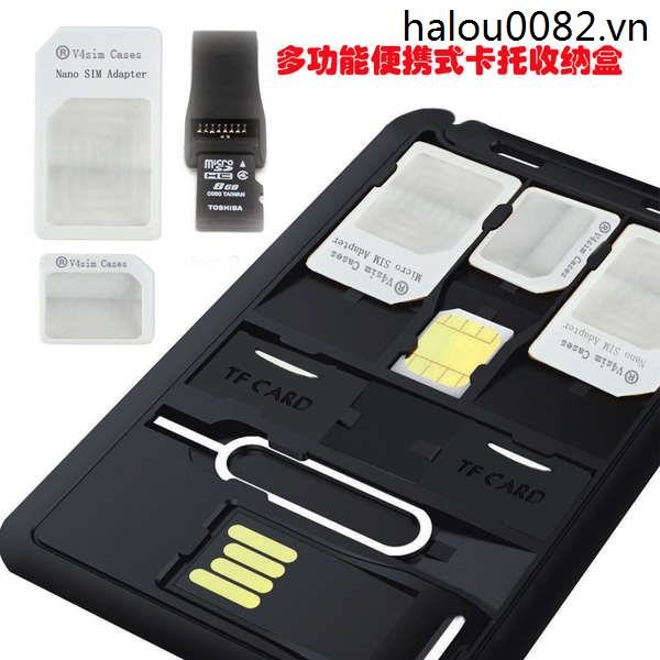 Siêu Mỏng sim Đựng Thẻ Phục Hồi Hộp Đựng Thẻ Điện Thoại Di Động nano Khay Thẻ Khe Cắm Thẻ Kim Kim Phục Hồi Thẻ Điện Thoại Di Động Kim