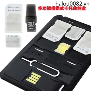 Siêu Mỏng sim Đựng Thẻ Phục Hồi Hộp Đựng Thẻ Điện Thoại Di Động nano Khay Thẻ Khe Cắm Thẻ Kim Kim Phục Hồi Thẻ Điện Thoại Di Động Kim