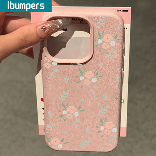 ibumpers Ốp Lưng iPhone Hàn Quốc Đơn Giản Hoa Họa Tiết Da Ốp Điện Thoại Dày Dặn Silicon Mềm Chống Sốc Chống Bẩn Cho Iphone 16 15 14 12 13 11 Pro Max IP 7 8 Plus X XS XR