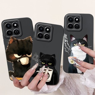 Ốp Điện Thoại Honor X7C 4G Honor 200 Thông Minh Dễ Thương Hoạt Hình Đáng Yêu Gấu Trúc Thỏ Mèo In Hình Vỏ Silicon Mềm Chống Sốc