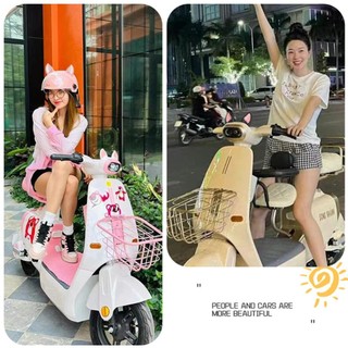 Okcatzone 2 Chiếc Mũ Bảo Hiểm Xe Máy Tai Mèo Motocross Xe Điện Mũ Bảo Hiểm Phụ Kiện Lái Xe Tạo Kiểu Mũ Bảo Hiểm Decroation K4Z4