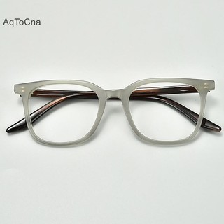 Aqtocna Thời Trang Vintage Mờ Vuông Kính Quang Học Đơn Giản Hợp Thời Trang Unisex Kính Mắt Dành Cho Nữ Văn Học Retro Matte Kính Mắt HGVN