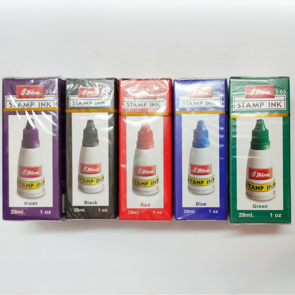 Mực châm thêm, thay vào khay mực, tampon con dấu đóng mộc SHINNY chính hãng 28ml.