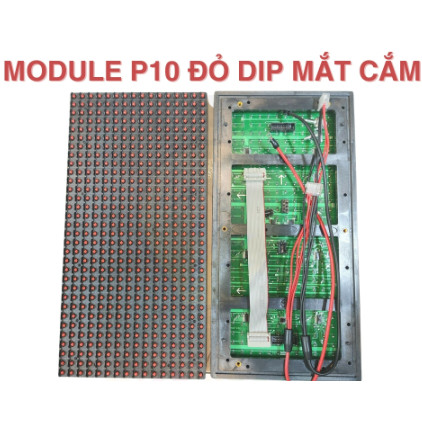 Module LED P10 đỏ ngoài trời siêu sáng ( tặng 4 ốc nam châm ) | Shopee ...