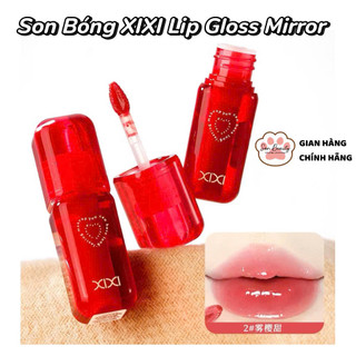 [XiXi] Son Bóng XiXi Lip Gloss Mirror Trong Suốt chống Thấm Nước Vỏ Đỏ