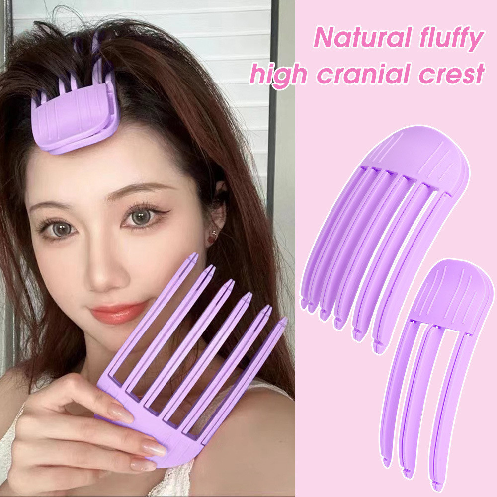 [Đến 3-5 ngày] Dụng cụ điêu khắc gió cỡ kép (6 & 3 răng), Lược đánh hơi Salon tại nhà | Tạo Rễ Lông Tơ & Uốn Tự Nhiên Với Máy Sấy Thổi, Máy Tạo Kiểu Tóc Bằng Nhựa Bền Đẹp