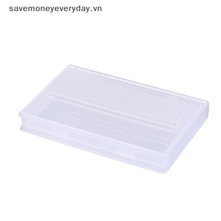 [savemoneyeveryday] Hộp đựng mũi khoan móng tay 20 lỗ bằng nhựa để khoan mũi khoan 3 / 32 "[vn]