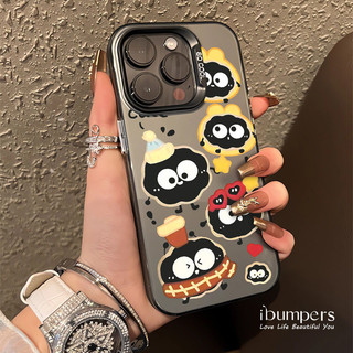 ibumpers Ốp Điện Thoại iPhone Dễ Thương Playful May Mắn Họa Tiết Hoạt Hình Cho IPhone 16 15 14 12 13 11 Pro Max IP 7 8 Plus X XS XR Ốp Lưng IMD Cứng Và Nhẵn