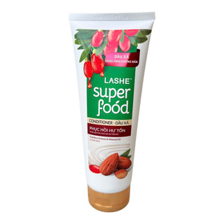 Combo 2 Tuýp Dầu Xả LASHE SUPERFOOD Phục Hồi Hư Tổn 150g/tuýp (Hàng khuyến mãi)