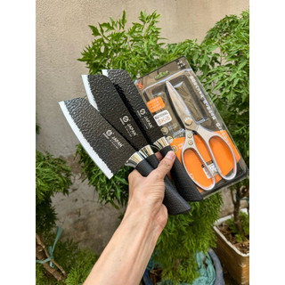 combo 3 dao làm  bếp nhật ( tặng kèm 1 kéo làm  bếp nhật).