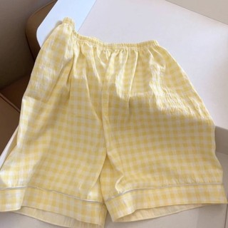 Kẻ Sọc Nhẹ Gấu Bộ Đồ Ngủ Nữ Mùa Hè Mới Quần Short Tay Ngắn Ins Phong Cách Nhật Bản Dễ Thương Sinh Viên Nhà Quần Áo Mặc Ngoài
