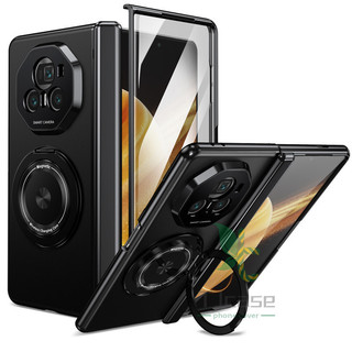 Vỏ bọc có thể xoay từ tính Honor Magic V5 V3 V6 Bản lề Full AG Frosted Ring Holder Case
