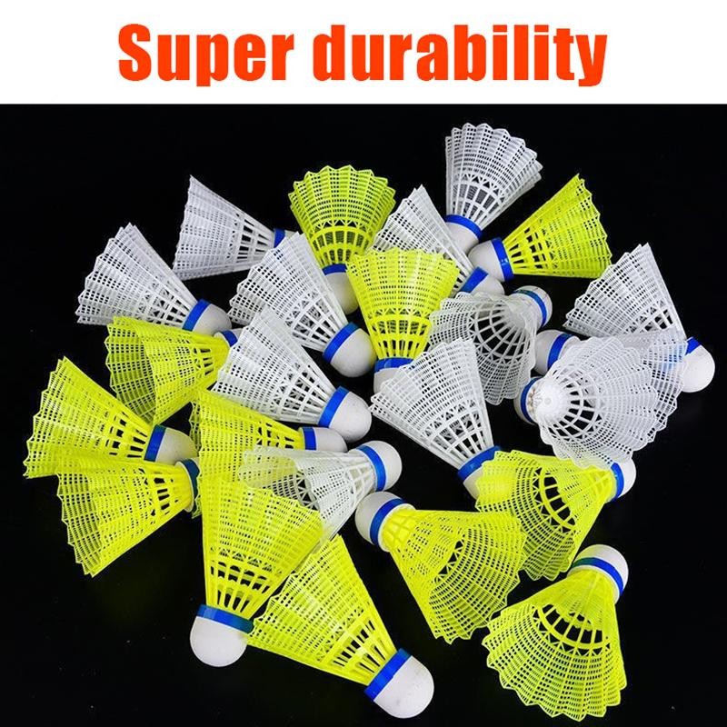 TMOY 1 CÁI Cầu Lông Nhựa Cầu Lông Vàng Trắng Học Sinh Nylon Cầu Lông TCM