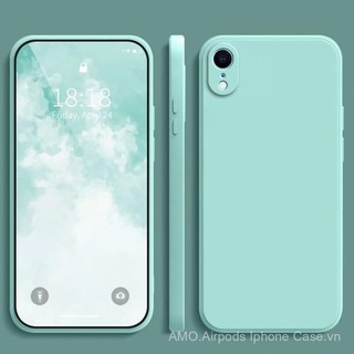 Ốp lưng iPhone XR, màu sắc đồng nhất, ốp bảo vệ silicone chống rơi đơn giản cho iPhone XR YT