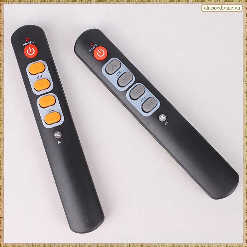 [K O G X] 2 Chiếc Điều Khiển Từ Xa Thông Minh 6 Nút Đa Năng IR Copy Chức Năng Học Tập Điều Khiển Từ Xa Cho Tivi, STB, DVD, DVB, VCR A