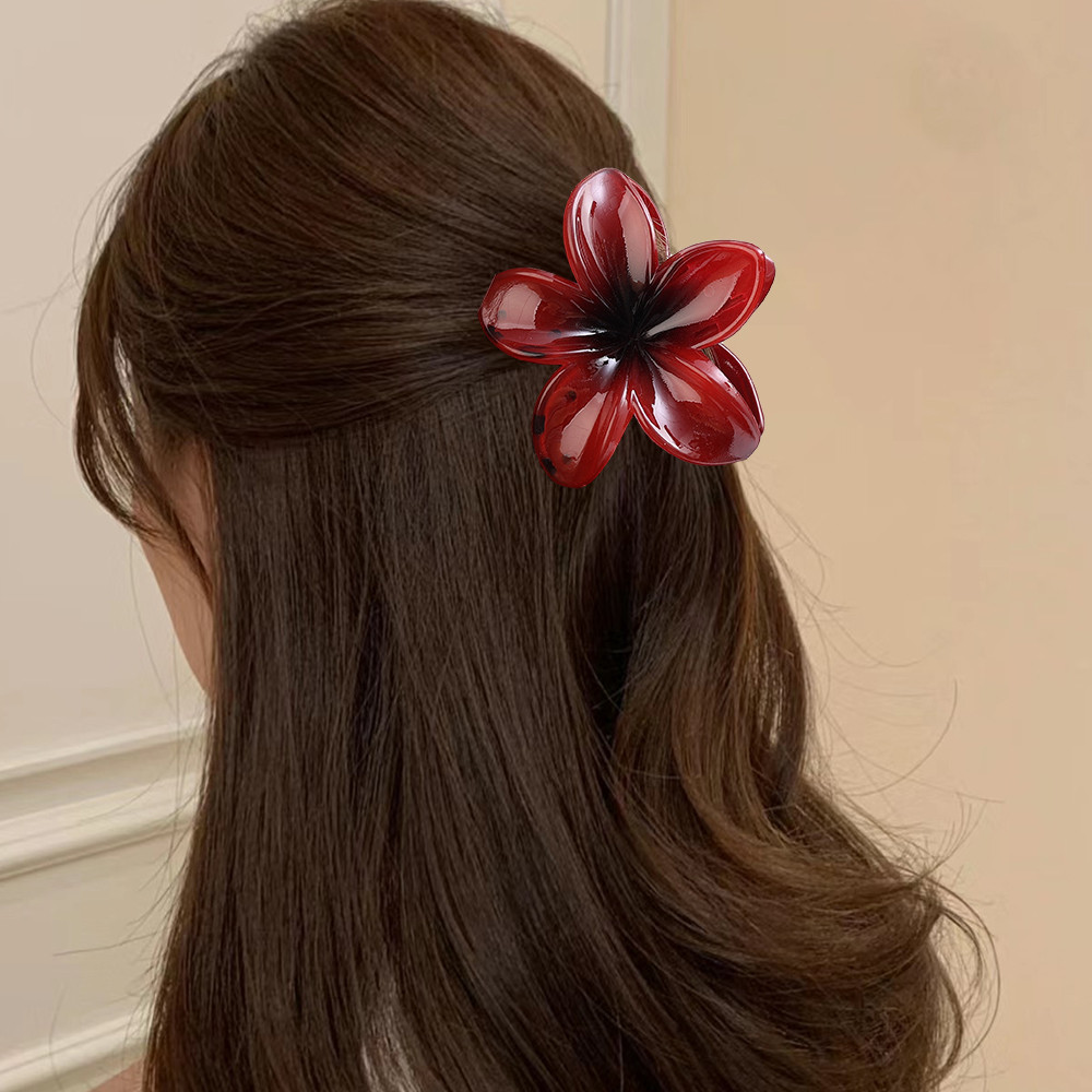 Kẹp Tóc Plumeria Tối Thiết Kế Hoa Thanh Lịch Kẹp Tóc Nhựa Chất Lượng Cao Cho Tiệc Cưới Sử Dụng Hàng Ngày