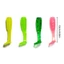 MOON 50 Chiếc Mái Chèo Đuôi Swimbaits Mềm Mồi Câu Cá Cho Cá Hồi Mồi Nhân Tạo Mồi Câu Cá Bơi Mồi 1 5cm