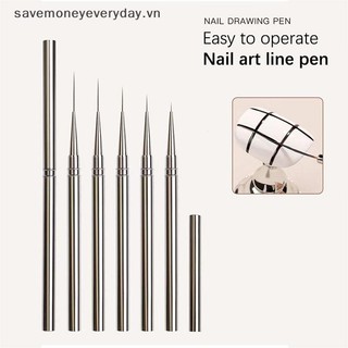 [savemoneyeveryday] 1 Cái Bàn Chải Móng Tay Nghệ Thuật Bút Lót Móng Tay Pháp 10 / 12 / 23mm Dụng Cụ Vẽ Dây Dài Siêu Mịn [vn]