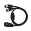 Btsg 5 Pin Nam Sang Đôi DIN 5Pin Nữ Nối Dài Âm Thanh DIN 5Pin Splitter Y Adapter